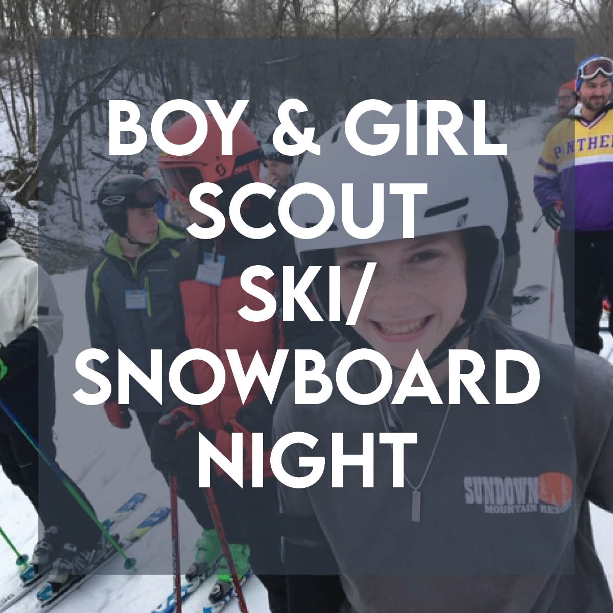 Boy and Gilr Scout Ski/snowboard Night