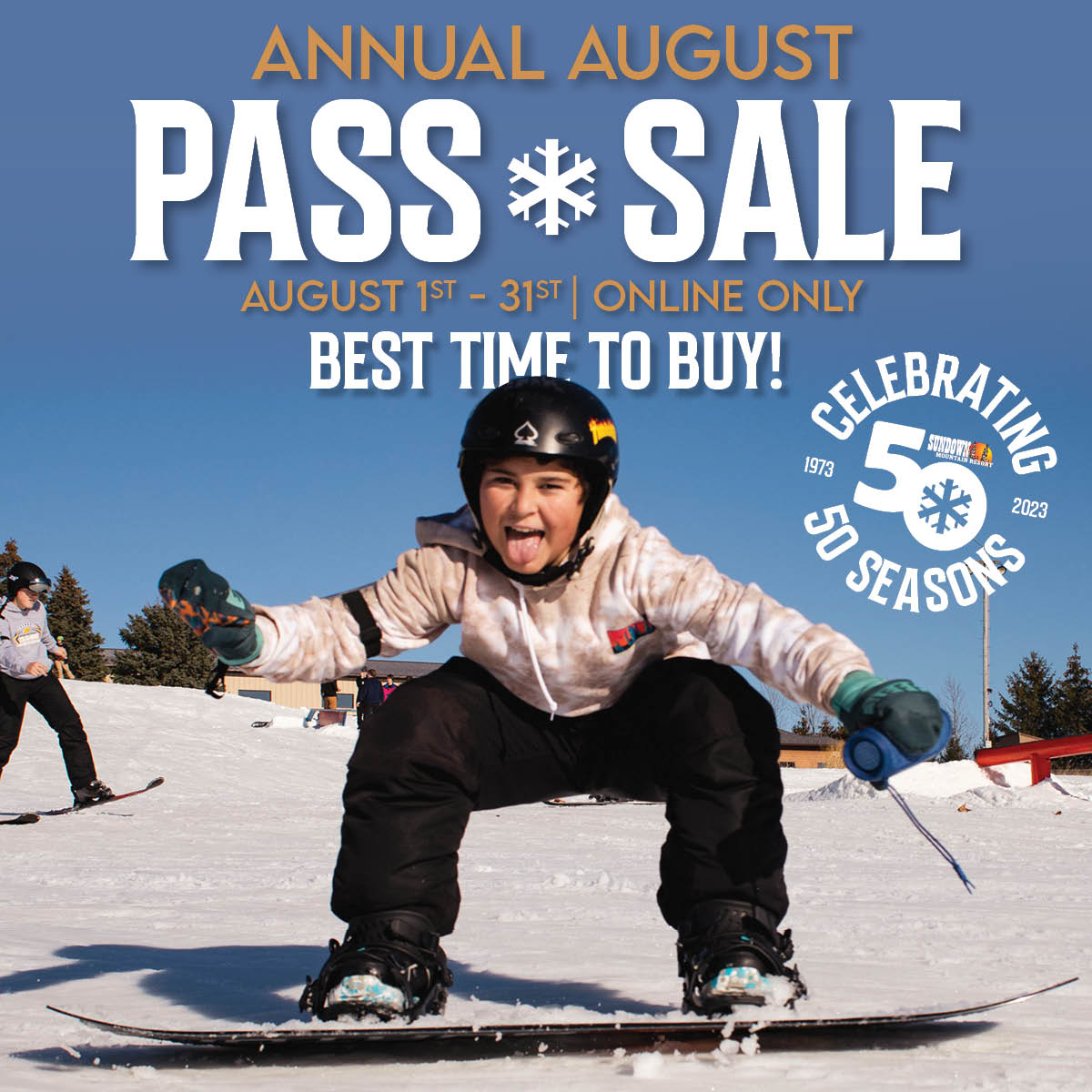 Annual August Pass Sale - Sundown Mountain Resort